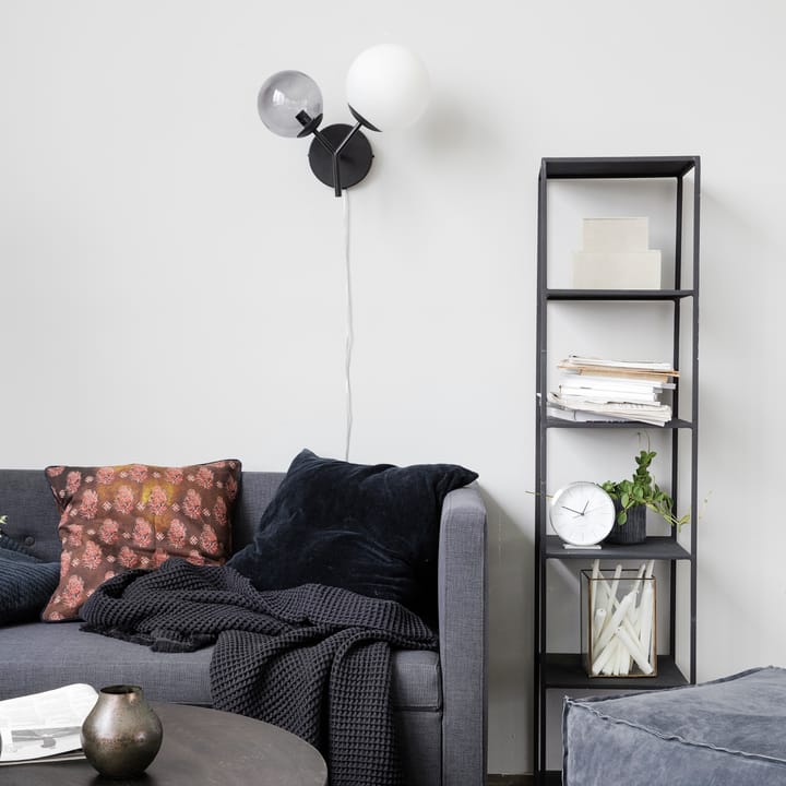 Lampe murale Twice, noir House Doctor