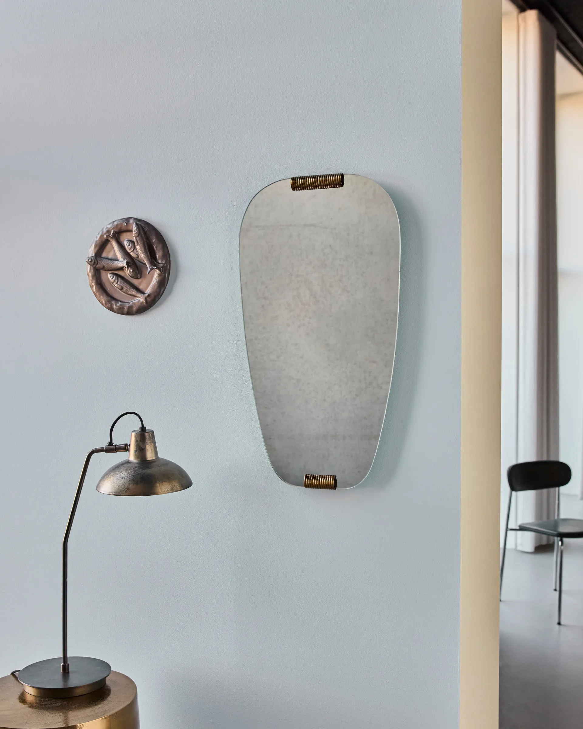 Miroir Clips 32x58 cm, Doré House Doctor