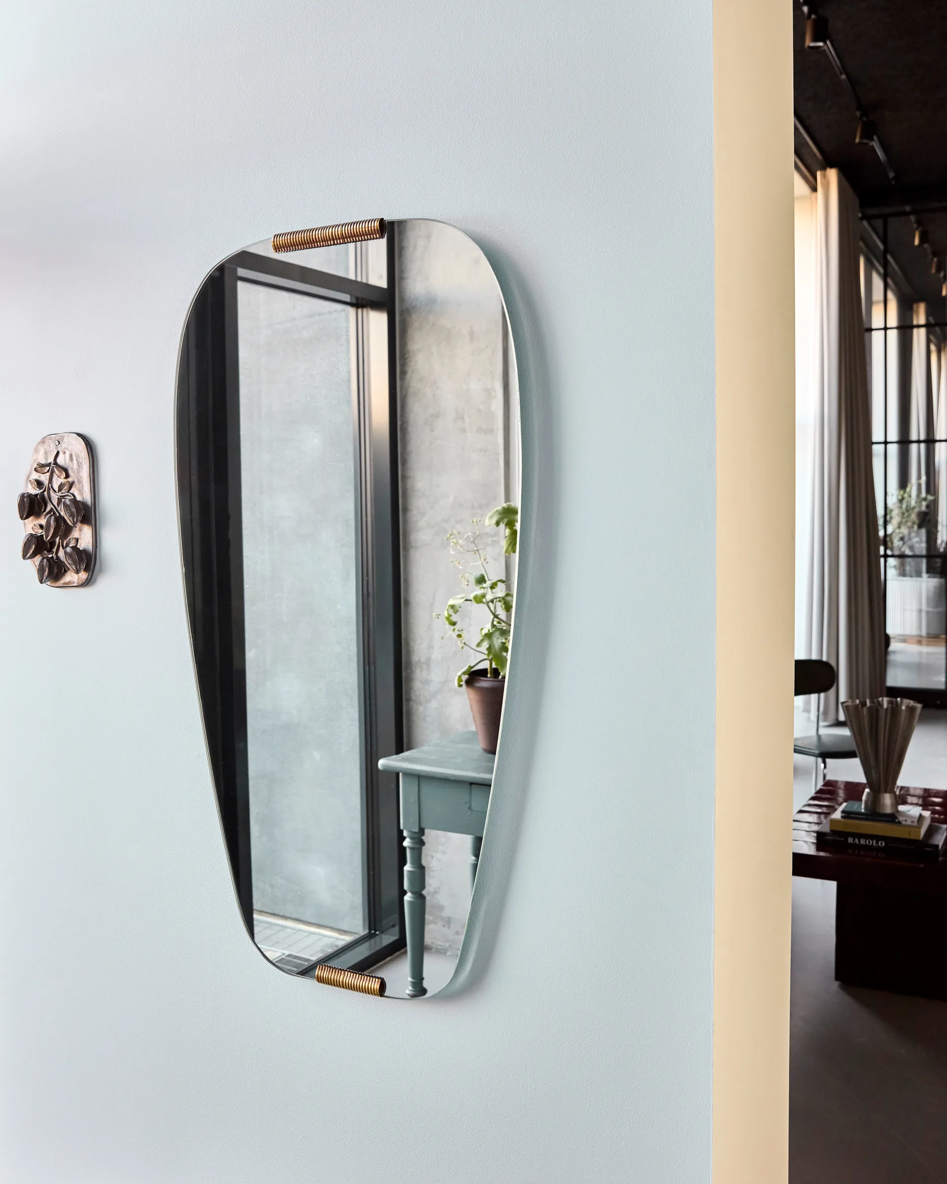 Miroir Clips 54,5x100 cm, Doré House Doctor