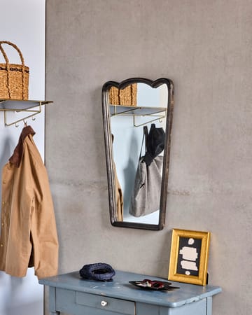 Miroir mural Jamp avec cadre 90 cm - Noir - House Doctor
