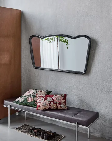 Miroir mural Jamp - Noir, 127x65 cm - House Doctor
