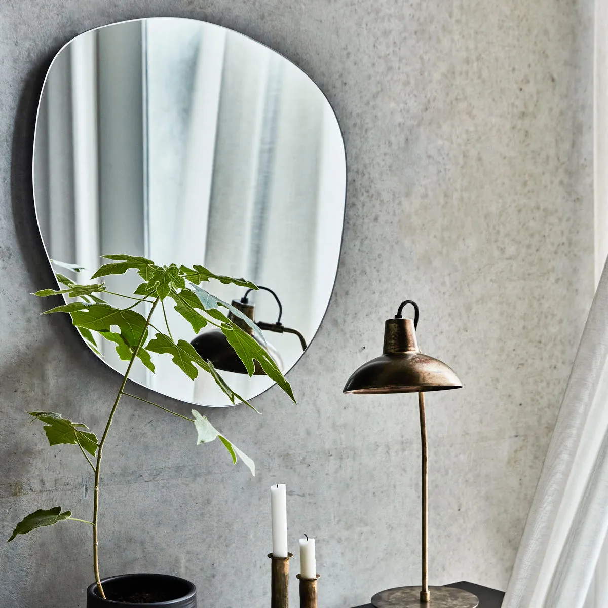 Miroir Peme 56,3x60 cm, Transparent House Doctor