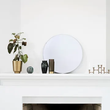 Miroir Walls Ø 50 cm - gris - House Doctor
