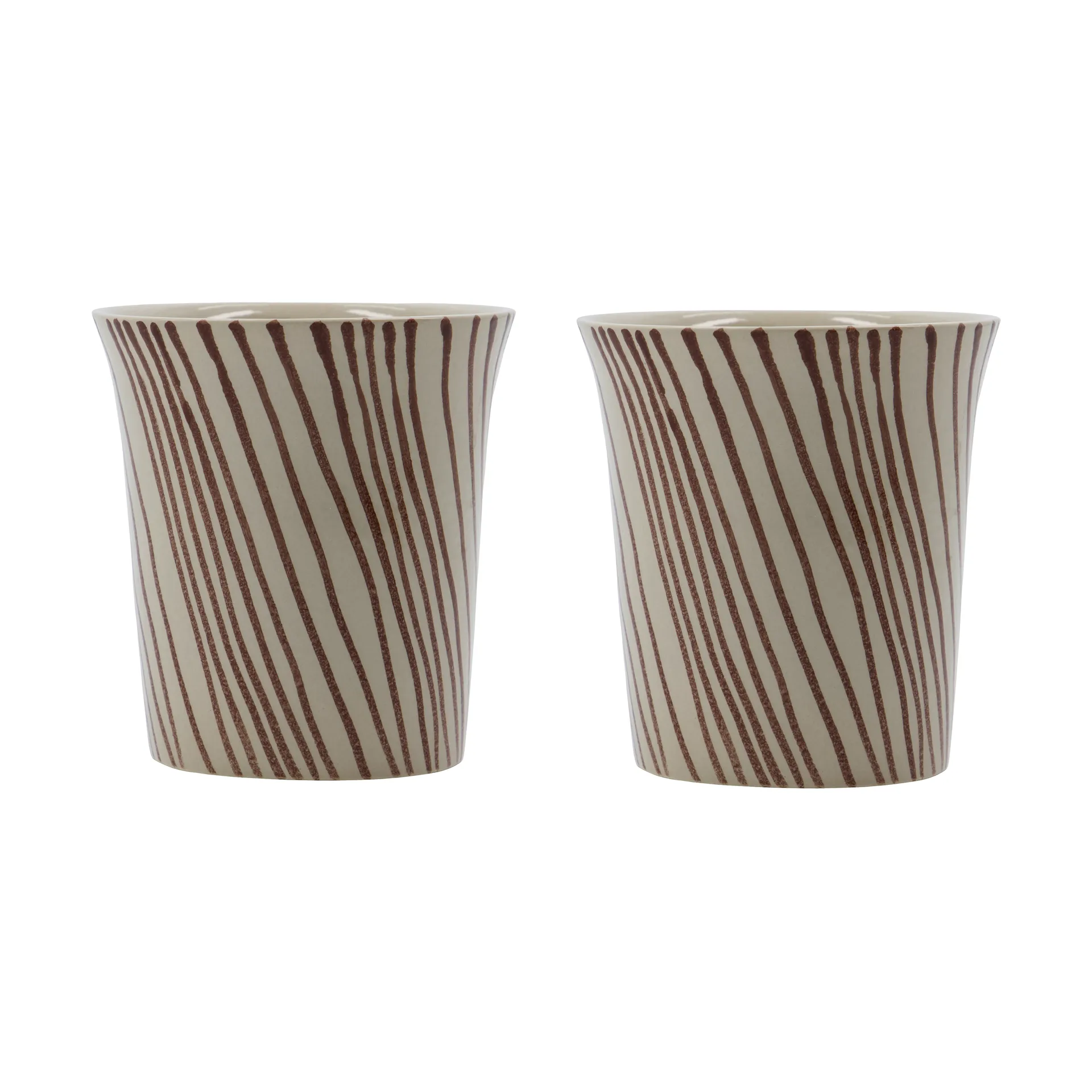 Mug Diva 25 cl, lot de 2, Marron House Doctor