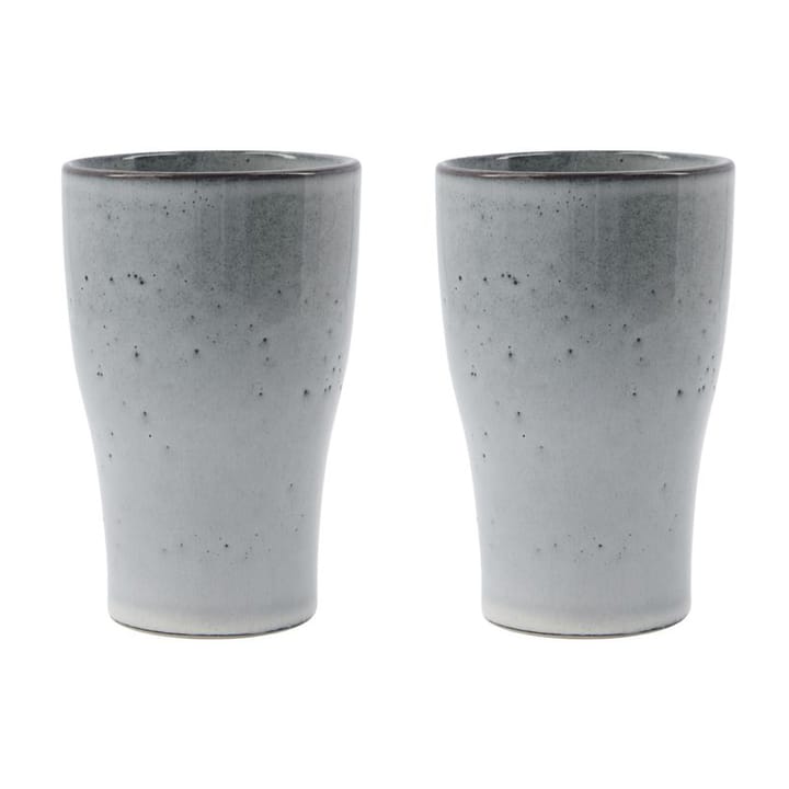 Mug isotherme Liss 14 cm Lot de 2 - Gris foncé - House Doctor