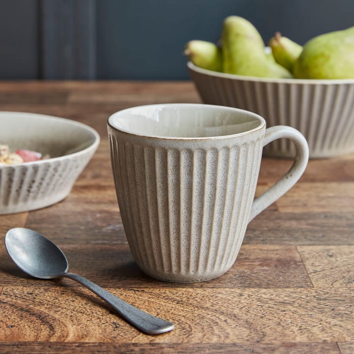 Mug Pleat 30 cl, Gris-brun House Doctor