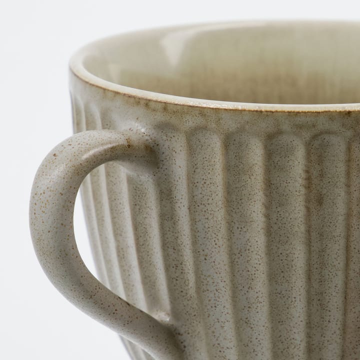 Mug Pleat 34 cl, Gris-brun House Doctor