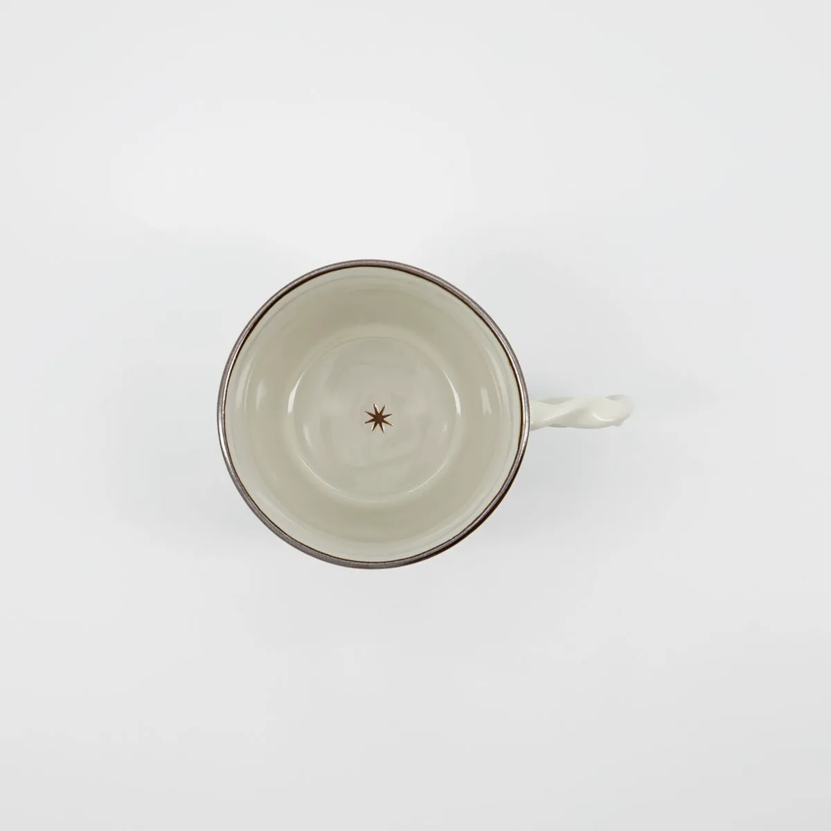 Mug Starry, lot de 2, Blanc House Doctor