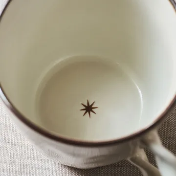 Mug Starry, lot de 2 - Blanc - House Doctor