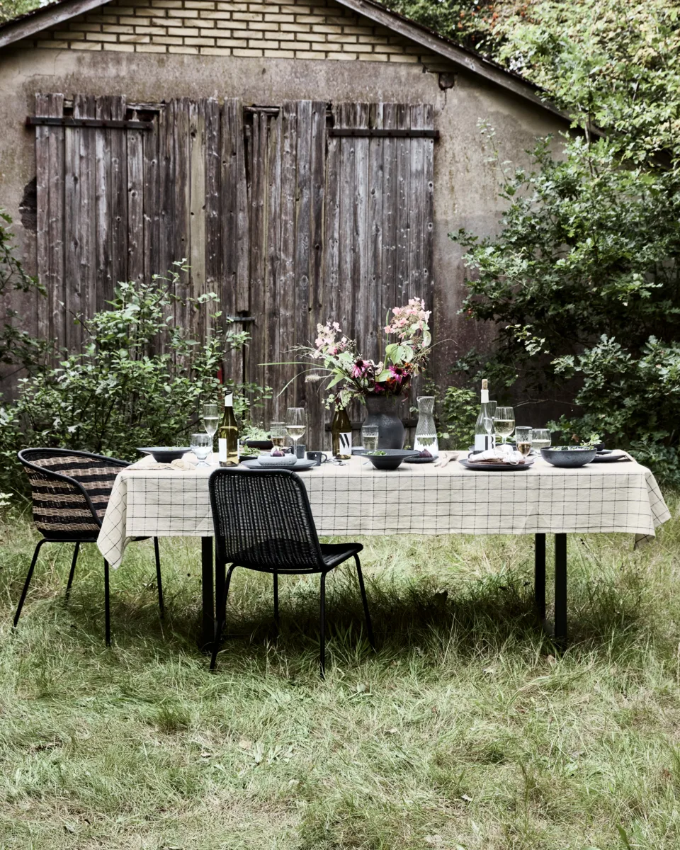 Nappe Join 150x260 cm, Noir-off white House Doctor