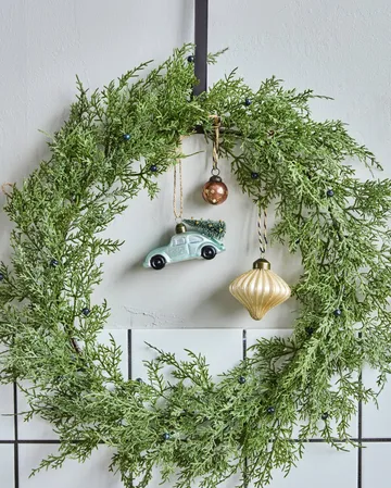 Ornement de Noël Car - Bleu clair, 2026 - House Doctor