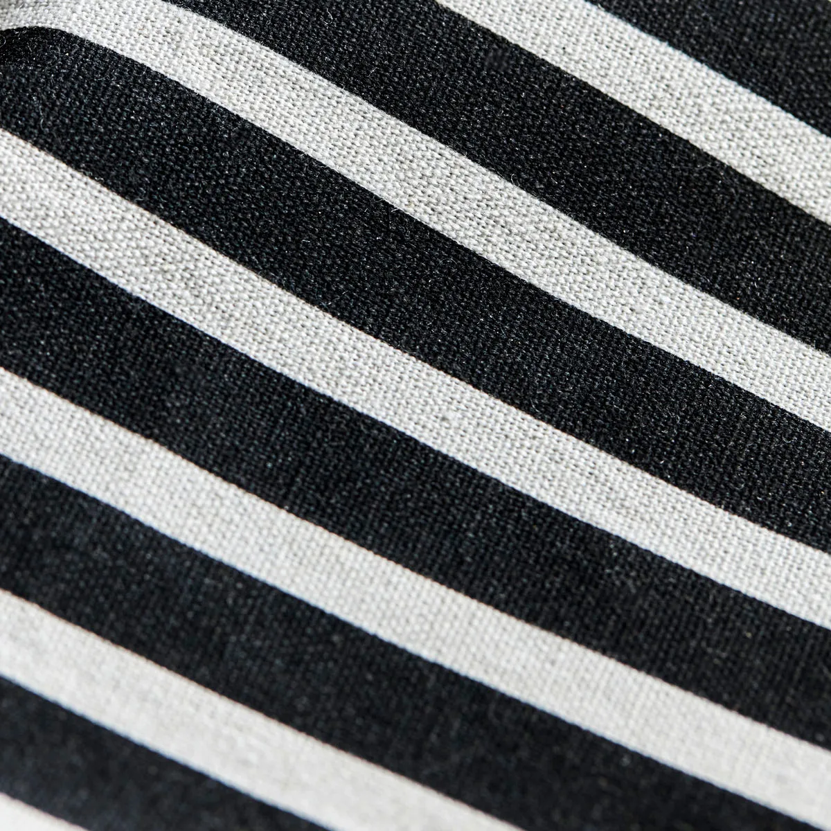 Panier à linge Stripes, Noir-blanc House Doctor