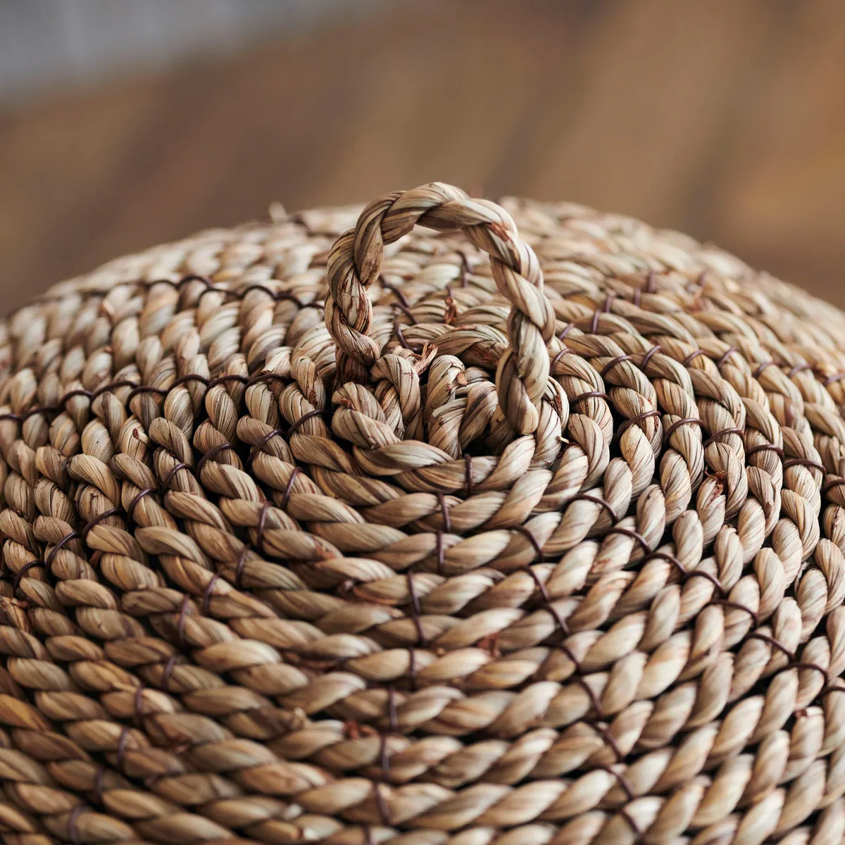 Panier avec couvercle Rama Nature, 34,5 cm House Doctor