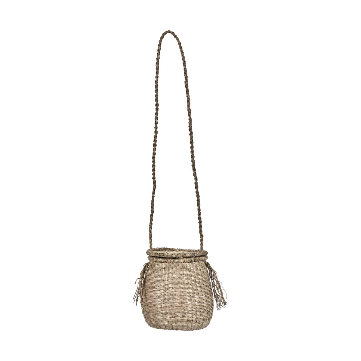 House Doctor Panier de rangement Isa 23 cm Naturel | Design Scandinave | Paniers de rangement | Beige