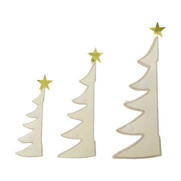 Petit sapin décoratif Tree, 3 pièces - Ivoire - House Doctor