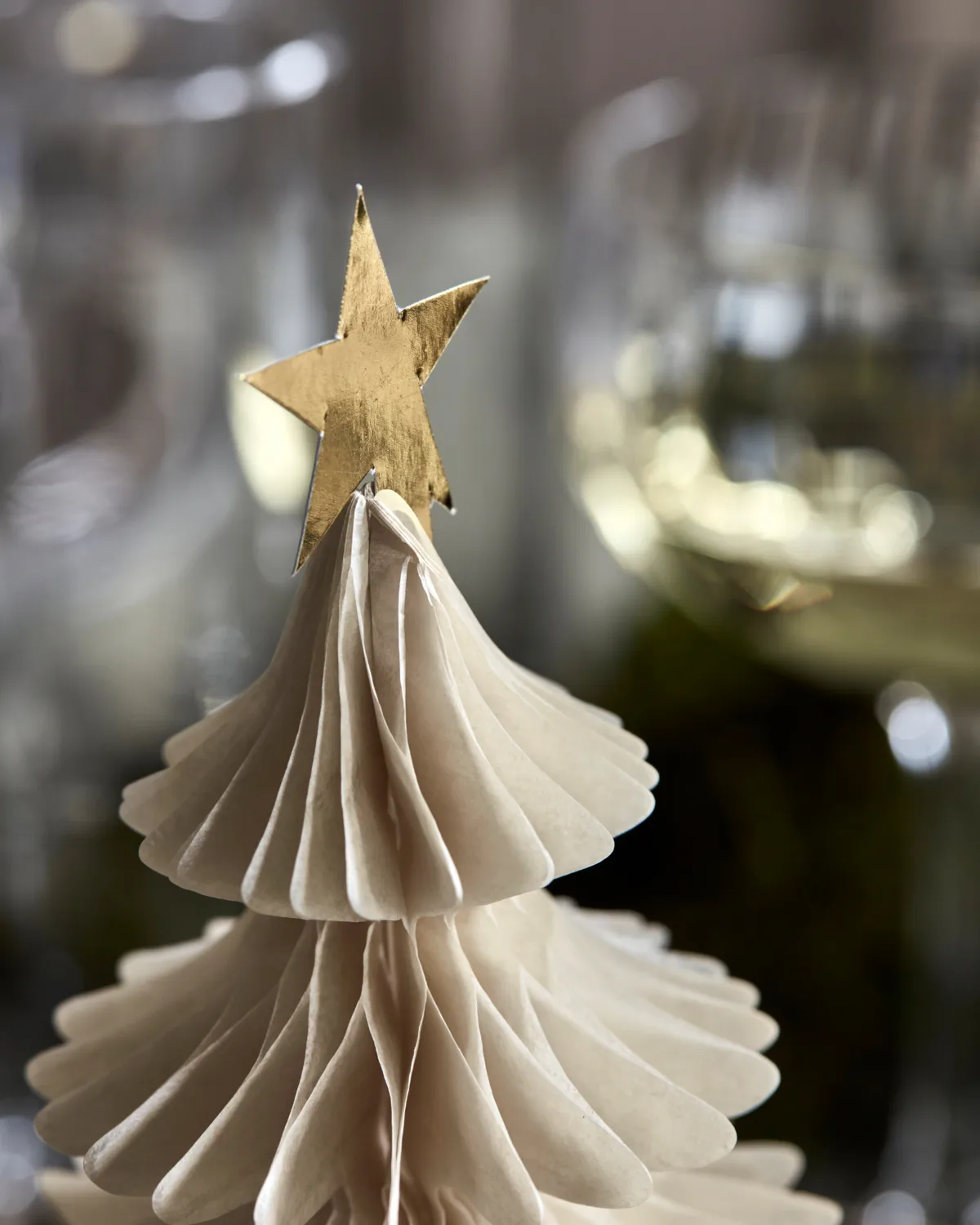 Petit sapin décoratif Tree, 3 pièces, Ivoire House Doctor