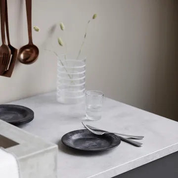 Petite assiette Serveur 18cm Lot de 4 - Noir - House Doctor