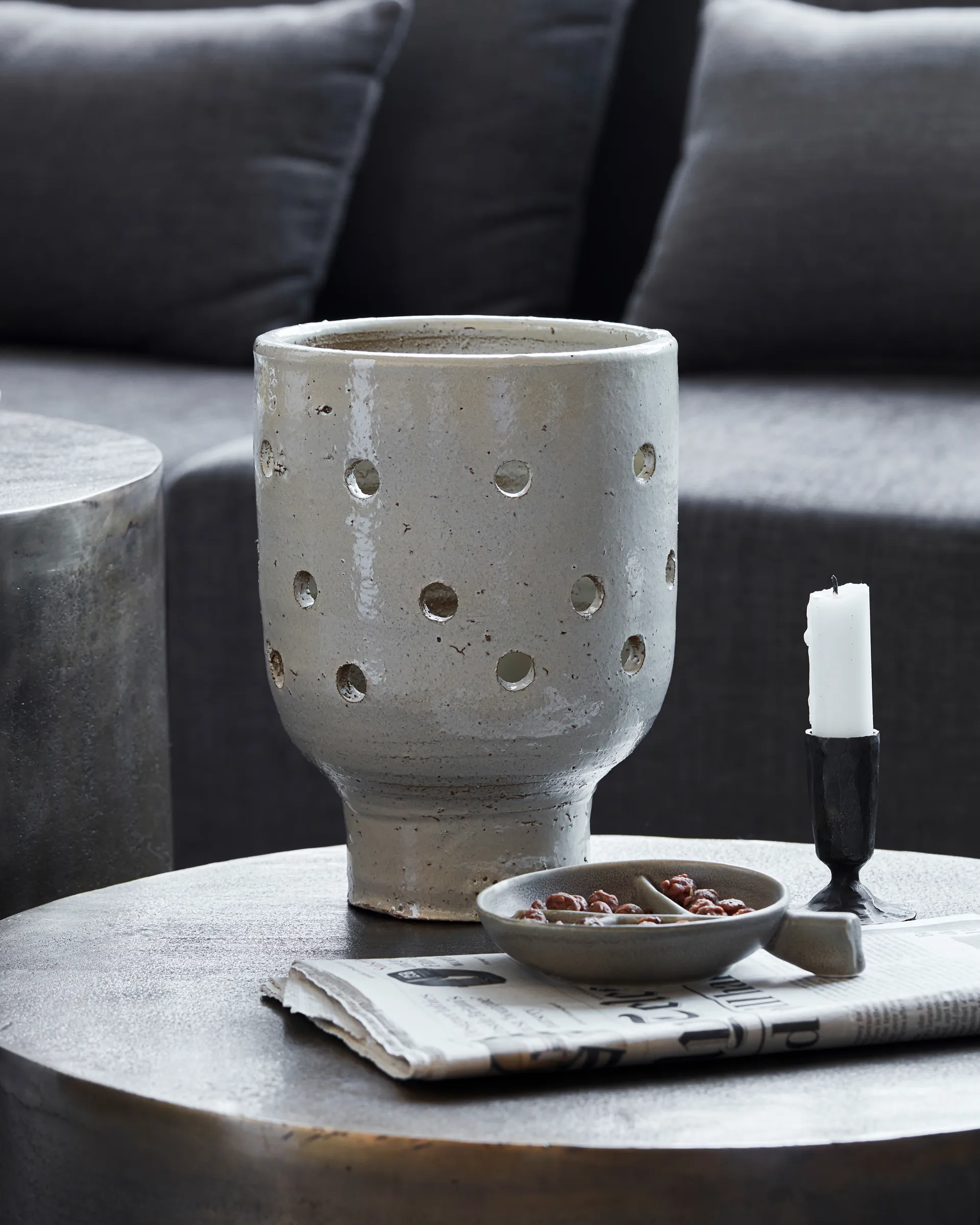 Photophore Artist Ø15 cm, Beige House Doctor