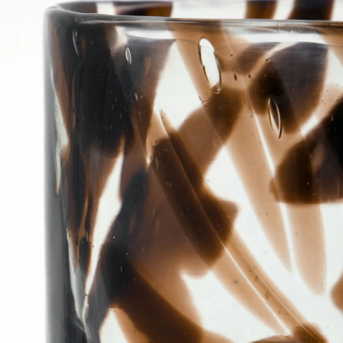 Photophore Home Ø9 cm lot de 2, Brun foncé House Doctor