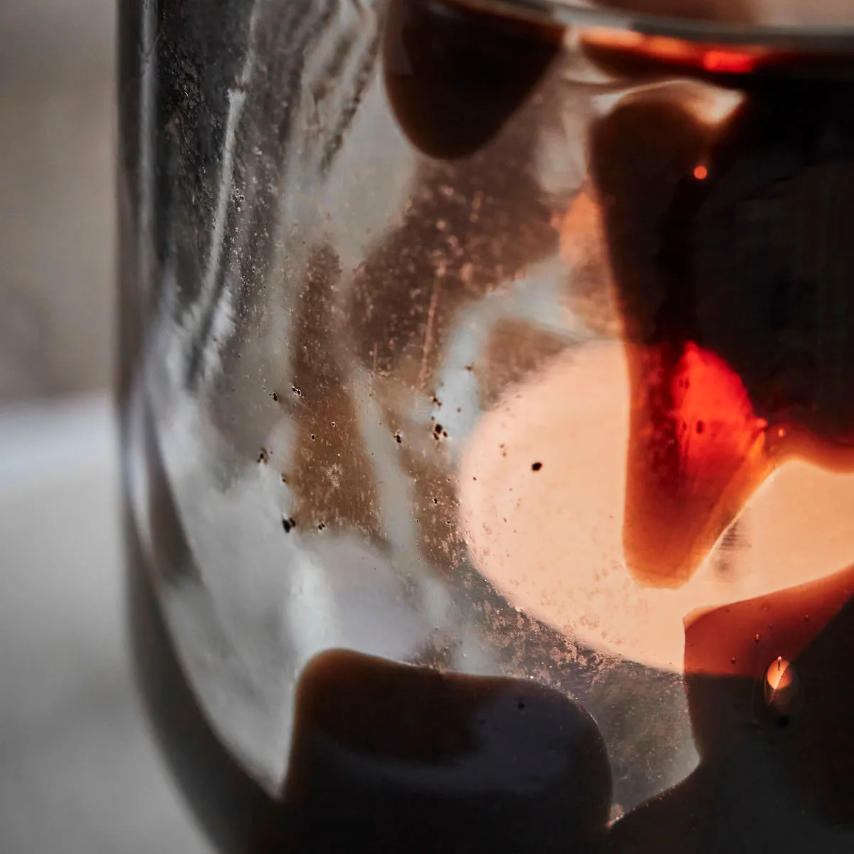 Photophore Home Ø9 cm lot de 2, Brun foncé House Doctor