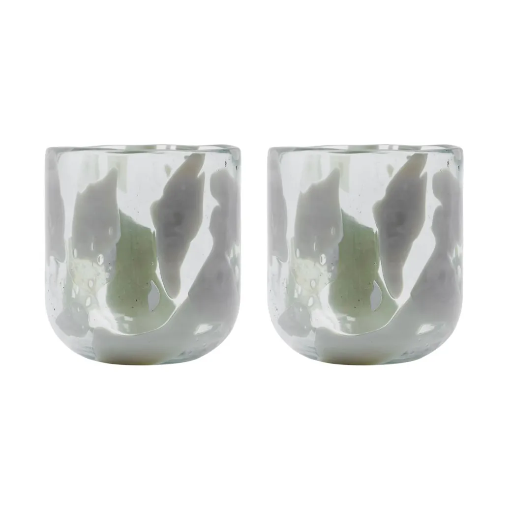 Photophore Home Ø9 cm lot de 2, Sable House Doctor