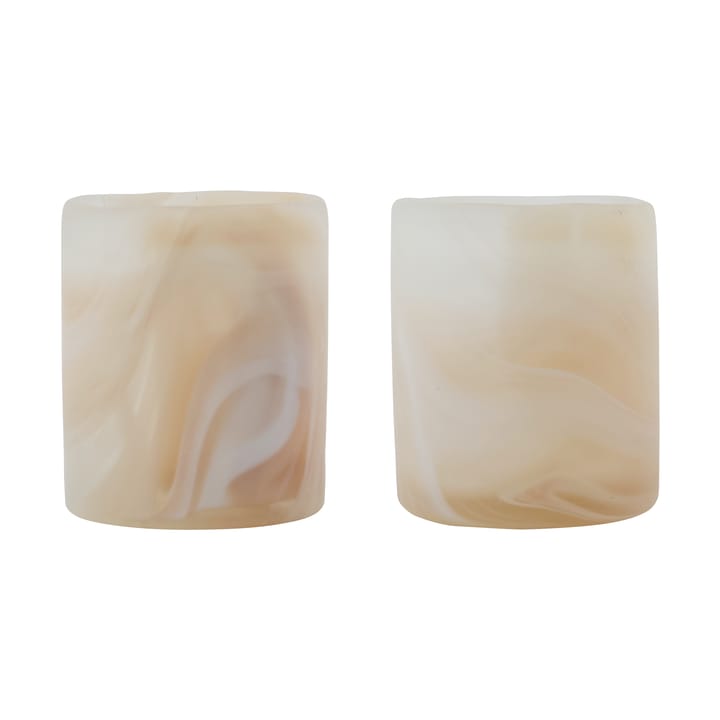 Photophore Kae Ø7x8 cm - Beige - House Doctor
