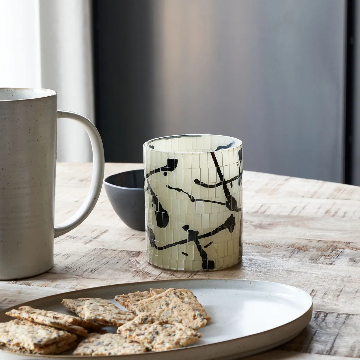 Photophore Vana Ø10,5 cm, Noir House Doctor