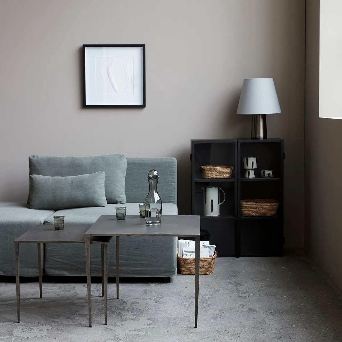 Pied de lampe Bakora 30 cm, Fer House Doctor