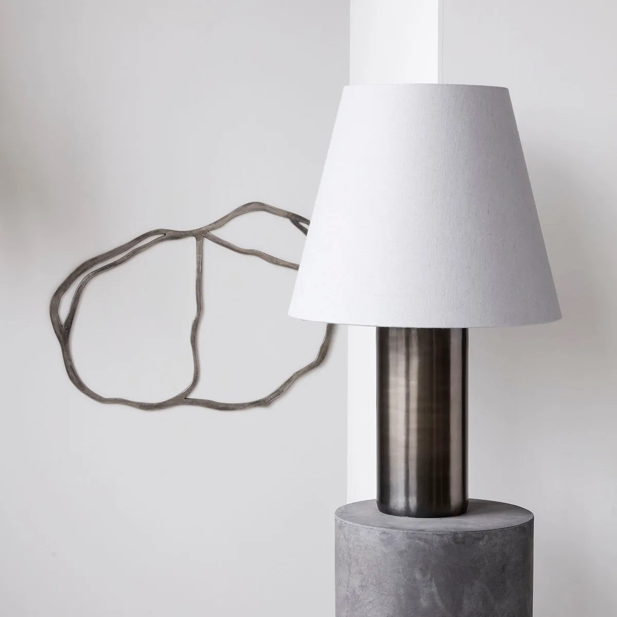 Pied de lampe Bakora 52 cm, Fer House Doctor