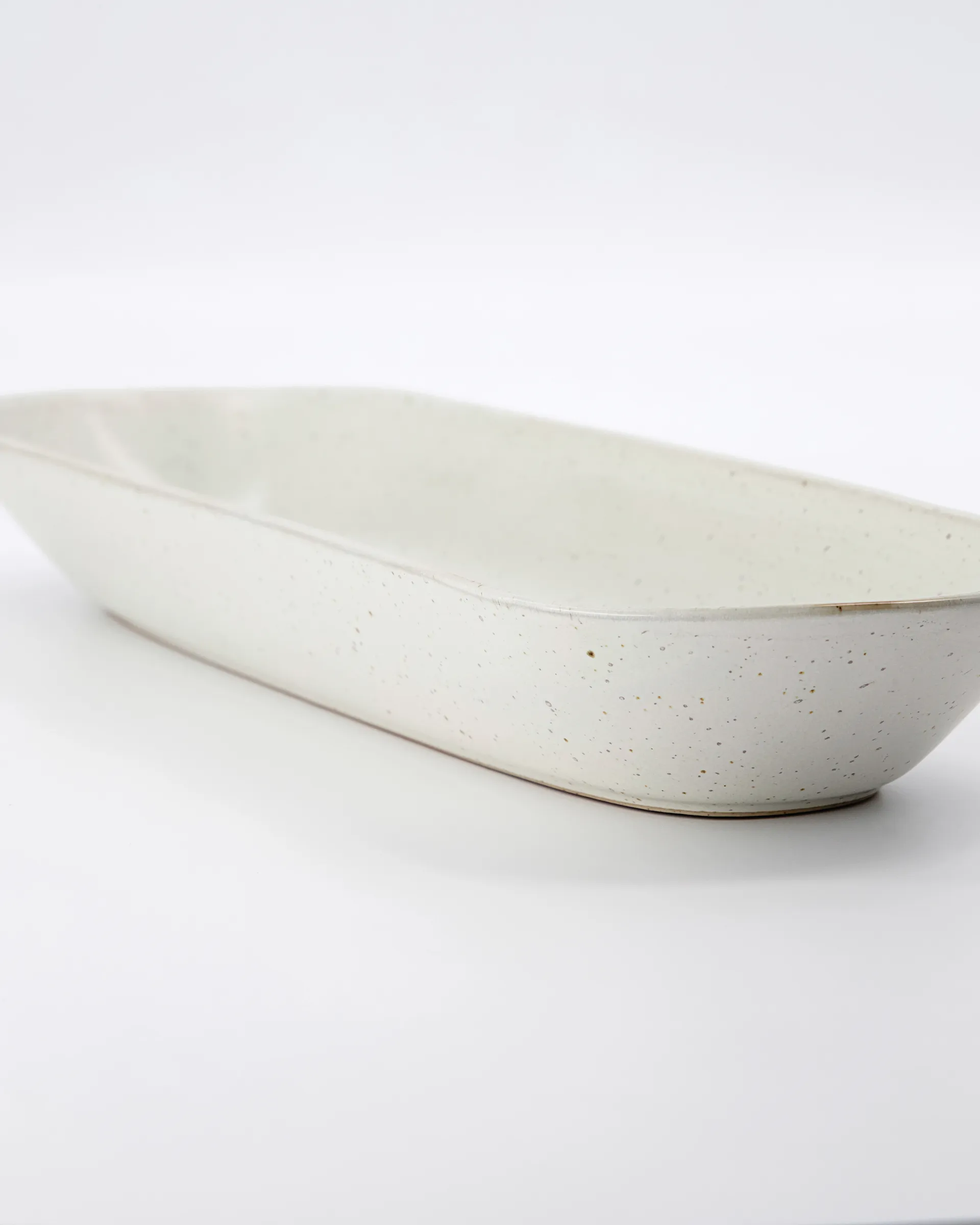 Plat à service Pion 12x35 cm, Gris-blanc House Doctor