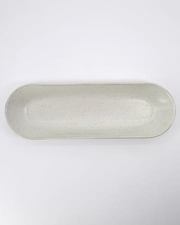 Plat à service Pion 12x35 cm - Gris-blanc - House Doctor