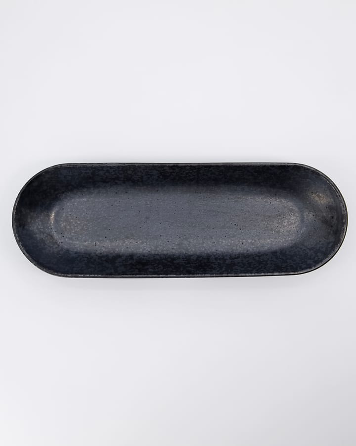 Plat à service Pion 12x35 cm, Noir-marron House Doctor