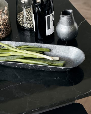Plat à service Pion 12x35 cm - Noir-marron - House Doctor
