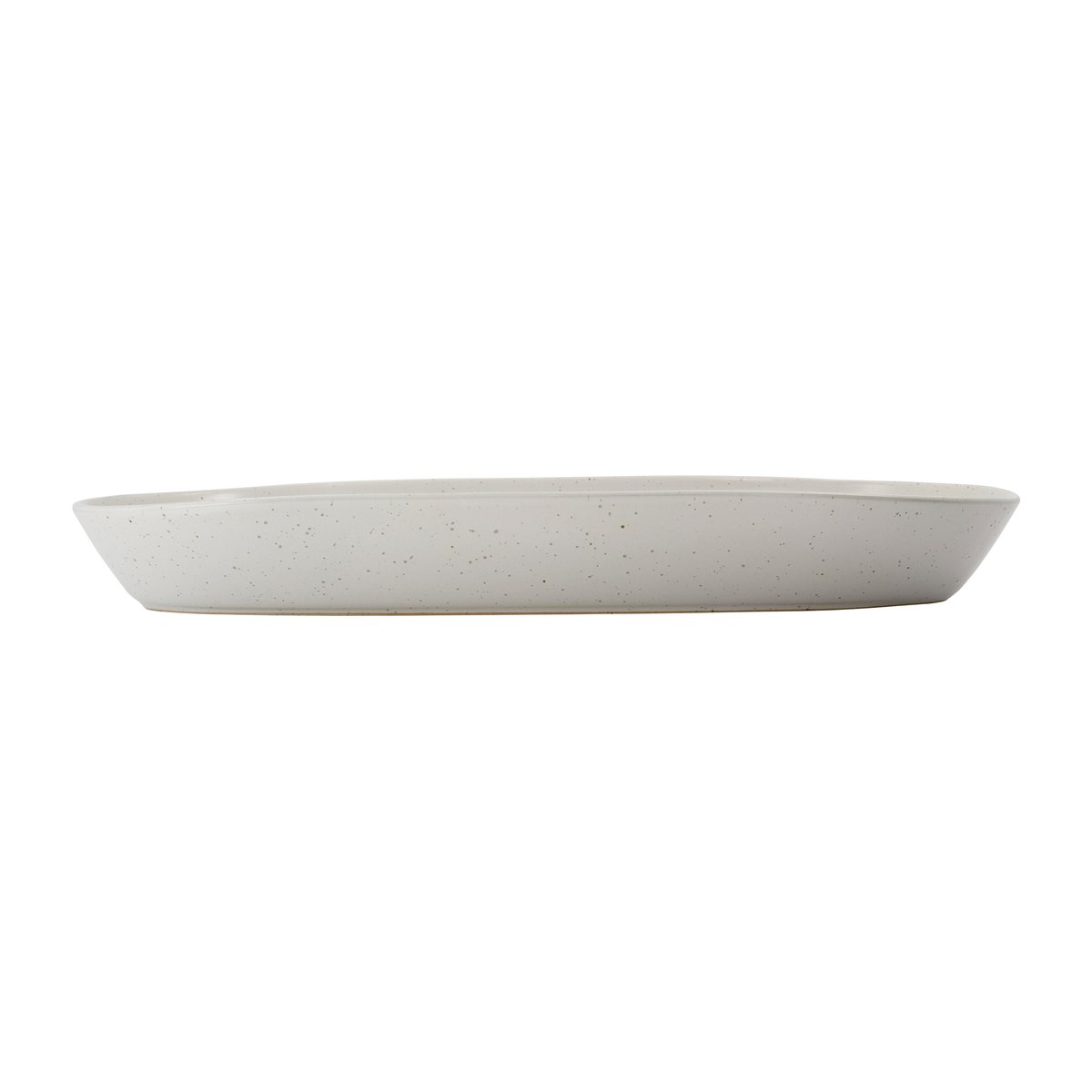 House Doctor Plat à service Pion 19x38 cm Gris-blanc