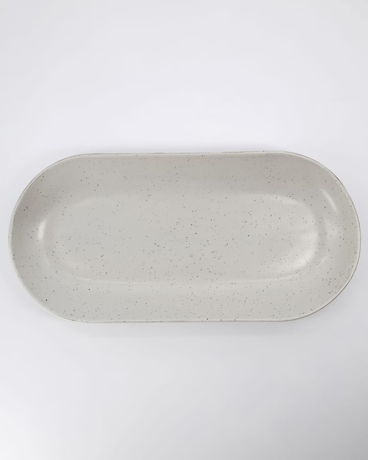 Plat à service Pion 19x38 cm, Gris-blanc House Doctor