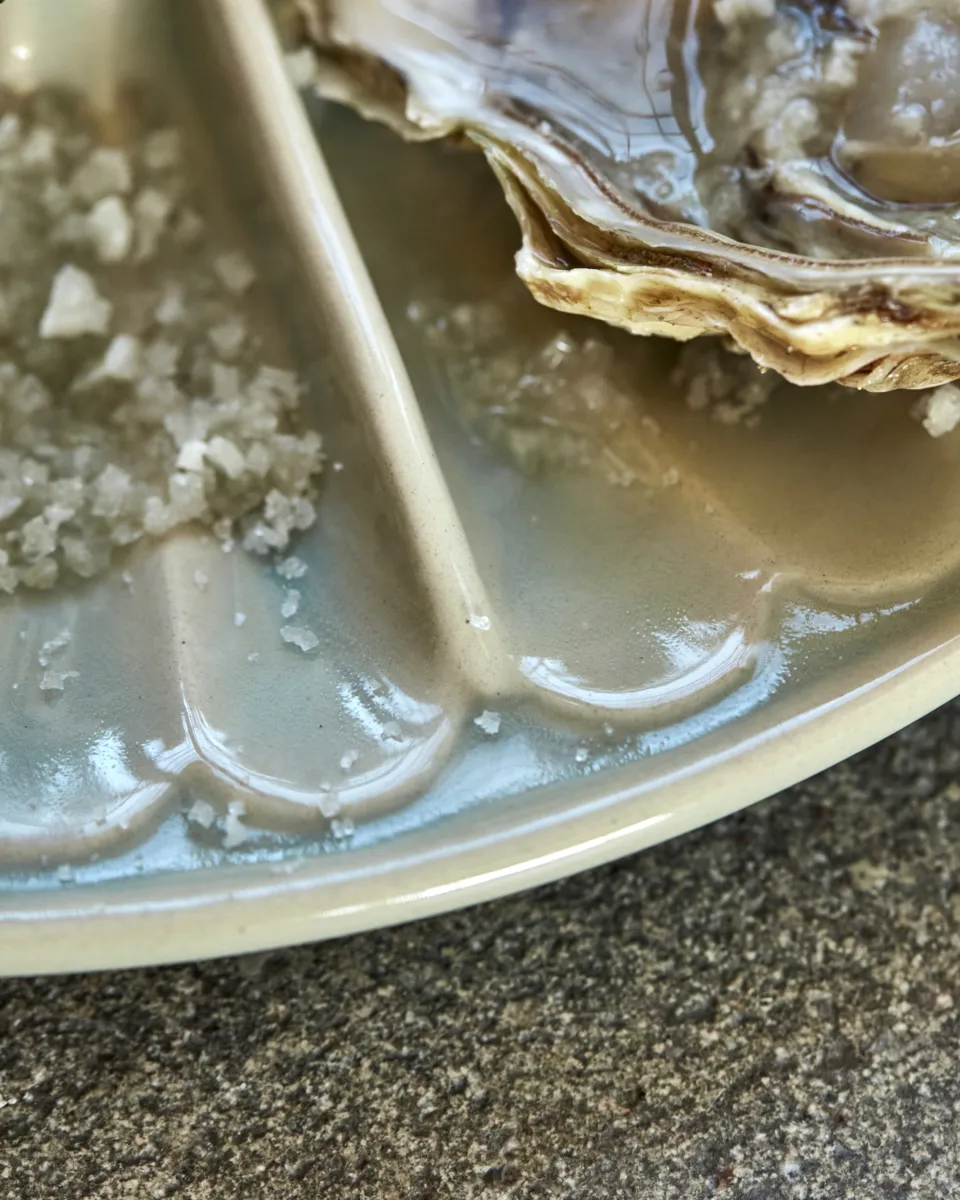 Plat de service Diva Ø25 cm, Bleu clair House Doctor