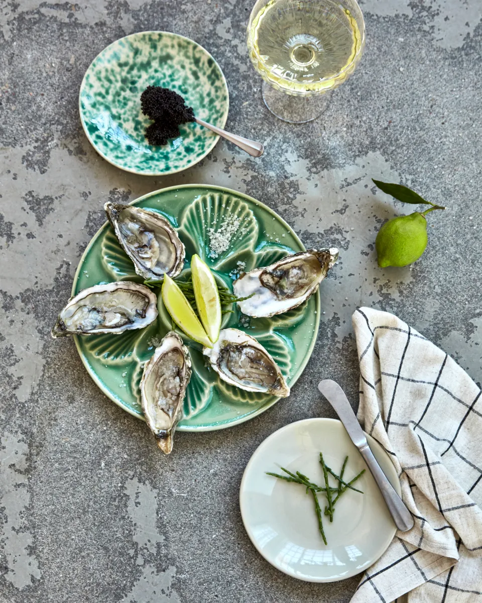 Plat de service Diva Ø25 cm, Vert House Doctor