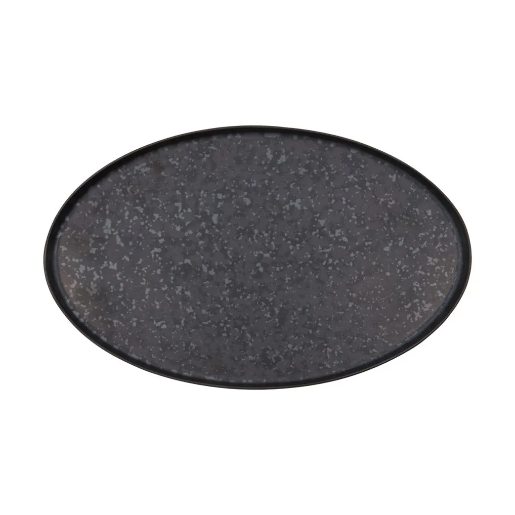 Plateau de service Pion 19,6x31 cm, Noir-marron House Doctor