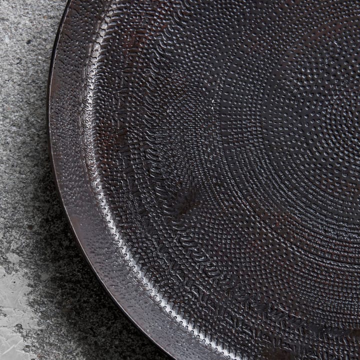 Plateau Jhansi Ø24cm, Marron House Doctor
