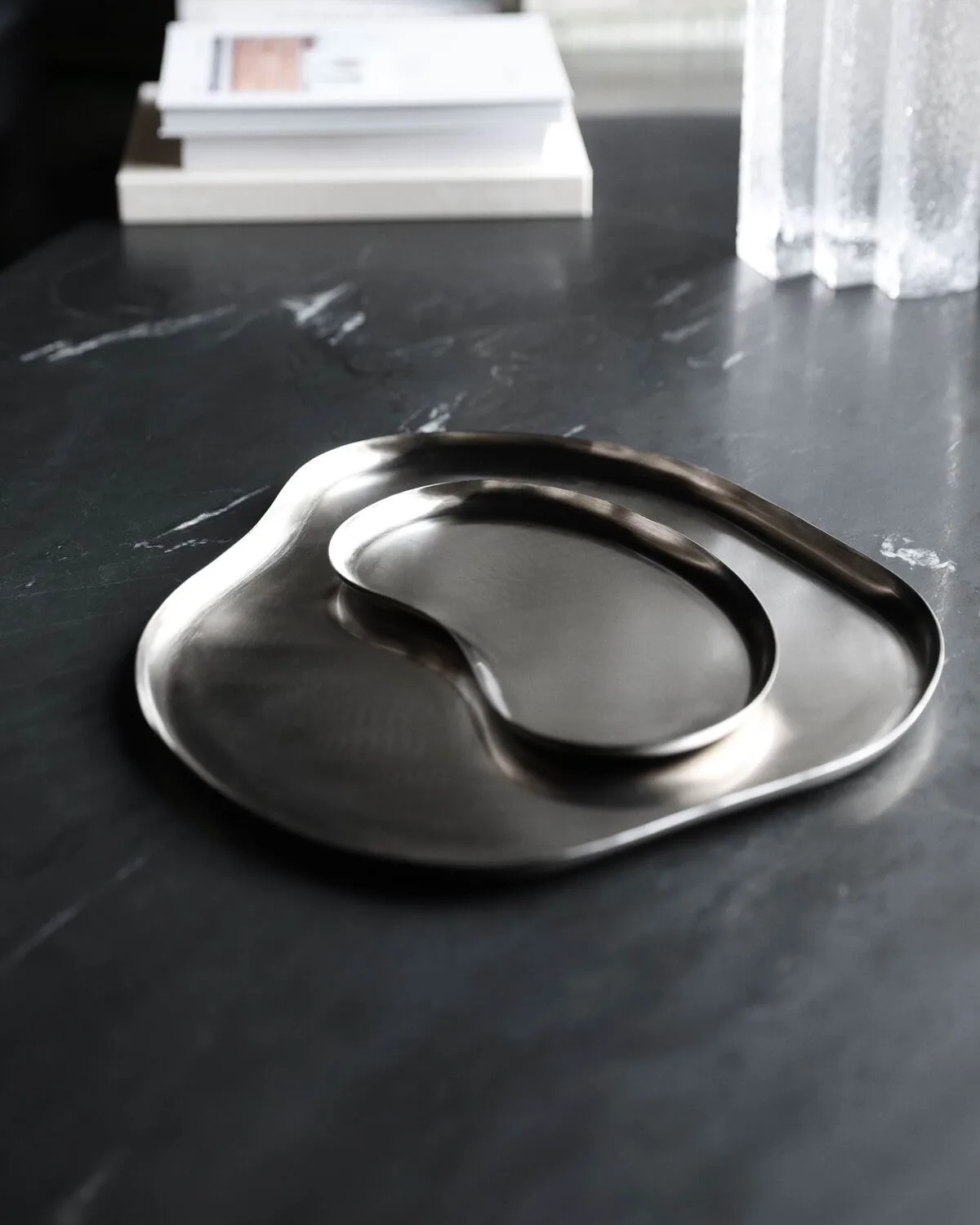 Plateau Osea 15x28 cm, Silver finish House Doctor