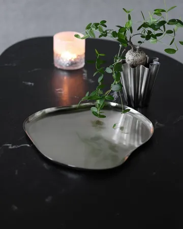 Plateau Osea 35x41 cm - Silver finish - House Doctor