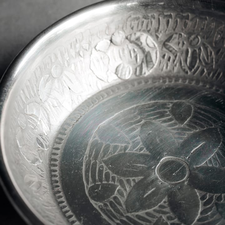 Plateau Tura Ø10 cm - Antique silver - House Doctor