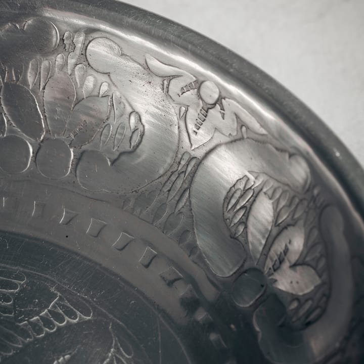 Plateau Tura Ø15 cm - Antique silver - House Doctor