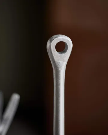 Porte-essuie-tout Eden - Argent brossé, 35,5 cm - House Doctor