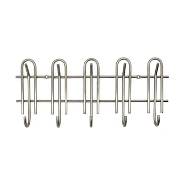 Porte-manteau Cleo - Silver finish, 50x5,5x22 cm - House Doctor