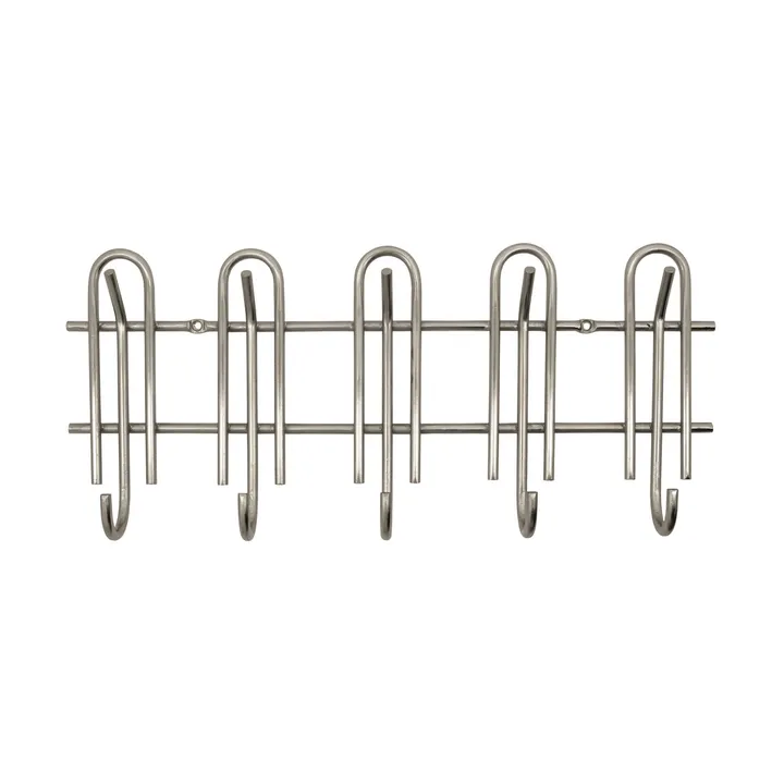 Porte-manteau Cleo - Silver finish, 50x5,5x22 cm - House Doctor