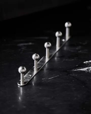 Porte-manteaux Ball - Silver finish 35x5x2 cm - House Doctor