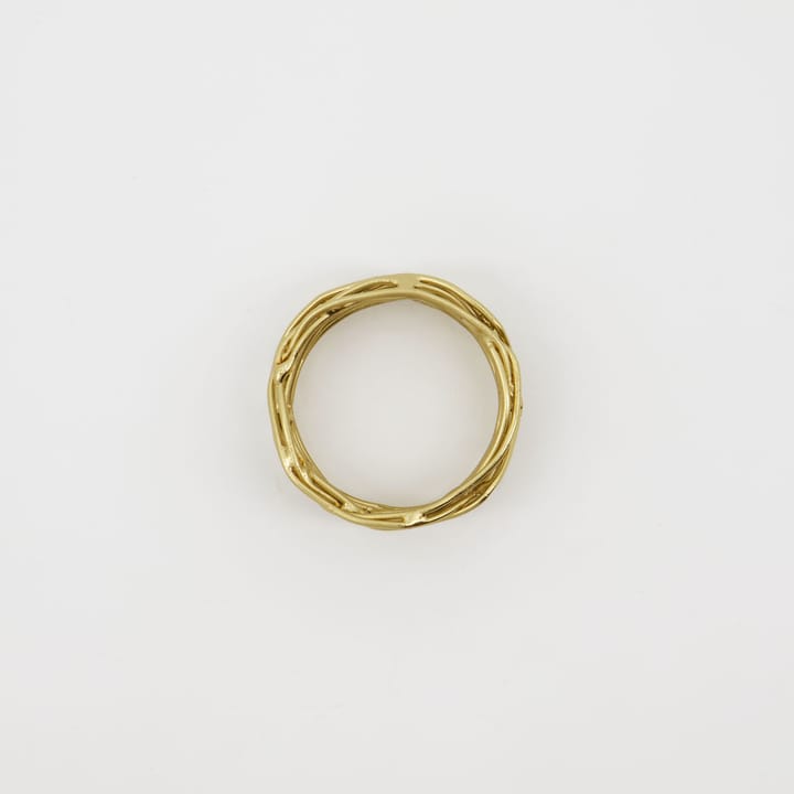 Porte-serviettes Ring, lot de 4, Doré House Doctor