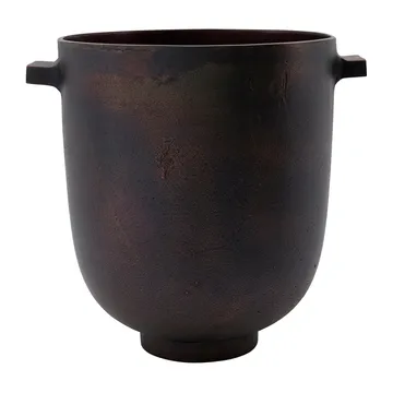 Pot de fleur Foem Ø20 cm - Browned brass - House Doctor