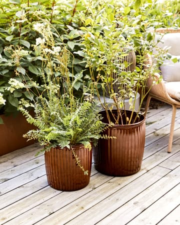 Pot Groove 2 pièces small - Marron - House Doctor